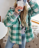 Sweet Mint Plaid Jacket: Alternate View #3
