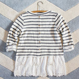 Swiftwater Lace Top in Navy: Alternate View #4