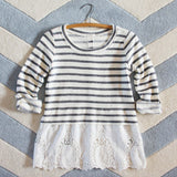 Swiftwater Lace Top in Navy: Alternate View #2