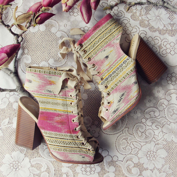 Swoon Lace-up Booties: Featured Product Image