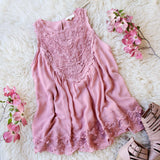 The Sydney Sage Top in Rose: Alternate View #1
