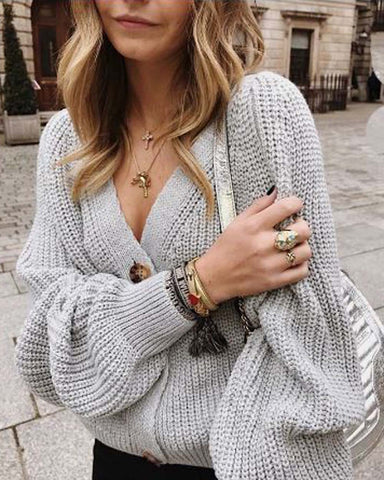 Tahoe Knit Sweater in Gray