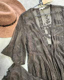 Tainted Rose Lace Duster: Alternate View #2