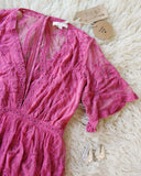 Tainted Rose Lace Maxi Dress in Dusty Rose: Alternate View #2