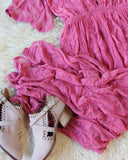 Tainted Rose Lace Maxi Dress in Dusty Rose: Alternate View #3