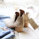 Talia Stitch Booties in Sand: Alternate View #4