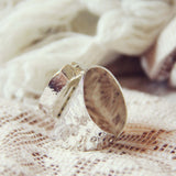 Tangled Turquoise Ring in Silver: Alternate View #3