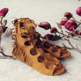 Taos Fringe Sandals: Alternate View #3