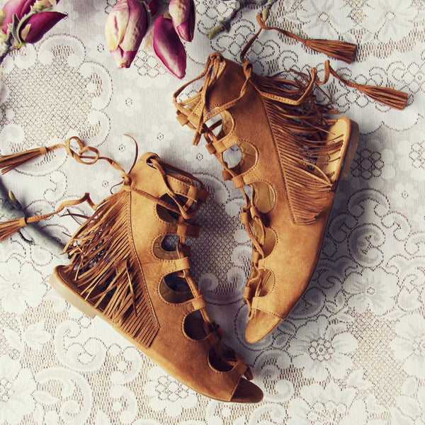 Taos Fringe Sandals: Featured Product Image