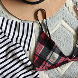 Tartan Boheme Bralette: Alternate View #2
