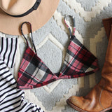 Tartan Boheme Bralette: Alternate View #1