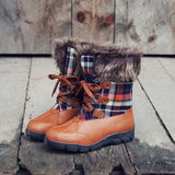 Tartan Flurries Snow Boots: Alternate View #1
