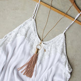 Farrah Tassel Necklace: Alternate View #2