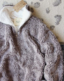 Teddy Cozy Pullover in Gray: Alternate View #2