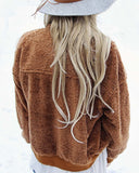 Teddy Textured Coat: Alternate View #3