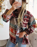 Telluride Shirt Jacket Rust: Alternate View #1