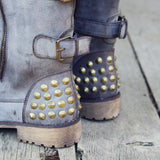 The Aberdeen Studded Combat Boots: Alternate View #2