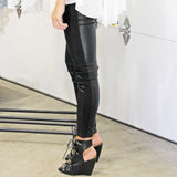 The Ash Leather Leggings: Alternate View #2