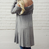 The Bailey Tunic Tee in Gray: Alternate View #3