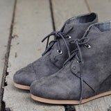 The Billie Plaid Booties in Gray: Alternate View #2