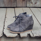 The Billie Plaid Booties in Gray: Alternate View #1