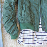The Bomber Jacket in Olive: Alternate View #3