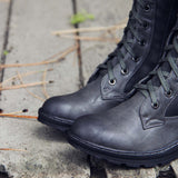 The Elm & Stout Boots in Gray: Alternate View #2