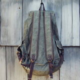 The Dakota Rugged Backpack in Sage: Alternate View #3