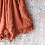 The Drifter Romper in Rust: Alternate View #3