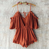 The Drifter Romper in Rust: Alternate View #4