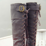 The Everett Lace Back Boots: Alternate View #3