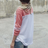 The Fenley Tee in Pink: Alternate View #3