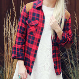 The Boyfriend Plaid Shirt: Alternate View #1