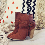 The Goldie Booties in Cognac: Alternate View #1