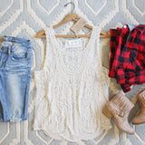 The Lace Basic Tank (wholesale): Alternate View #1