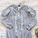The Lace-up Sweatshirt Dress: Alternate View #4