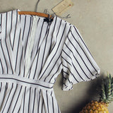 Lexi Stripe Romper: Alternate View #2