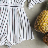 Lexi Stripe Romper: Alternate View #3