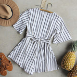 Lexi Stripe Romper: Alternate View #4