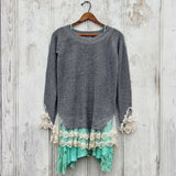 The Linden Layering Tunic in Mint: Alternate View #4