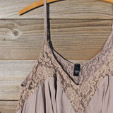 The Linden Layering Tunic in Fawn: Alternate View #2