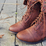 The Lodge Boots in Rust: Alternate View #2