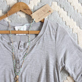 Lola T-Shirt Tunic Dress in Gray: Alternate View #2