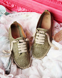 The London Sneaker Espadrille in Sage: Alternate View #1