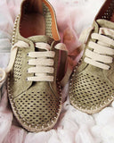 The London Sneaker Espadrille in Sage: Alternate View #4
