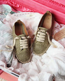 The London Sneaker Espadrille in Sage: Alternate View #2