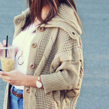 The Lone Wolf Sweater Coat: Alternate View #1