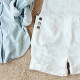 Maggie Distressed Overalls: Alternate View #3