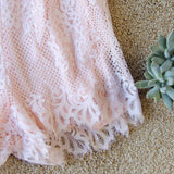 The Mick Lace Romper in Pink: Alternate View #3