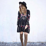 Midnight Garden Dress: Alternate View #2